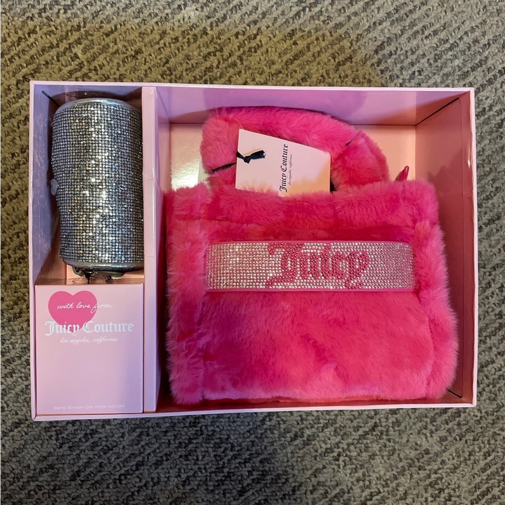 Juicy couture mini tote & coin purse